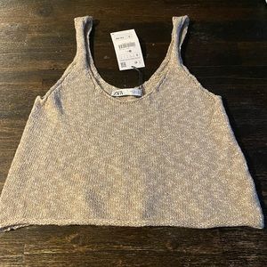 Zara sweater tank